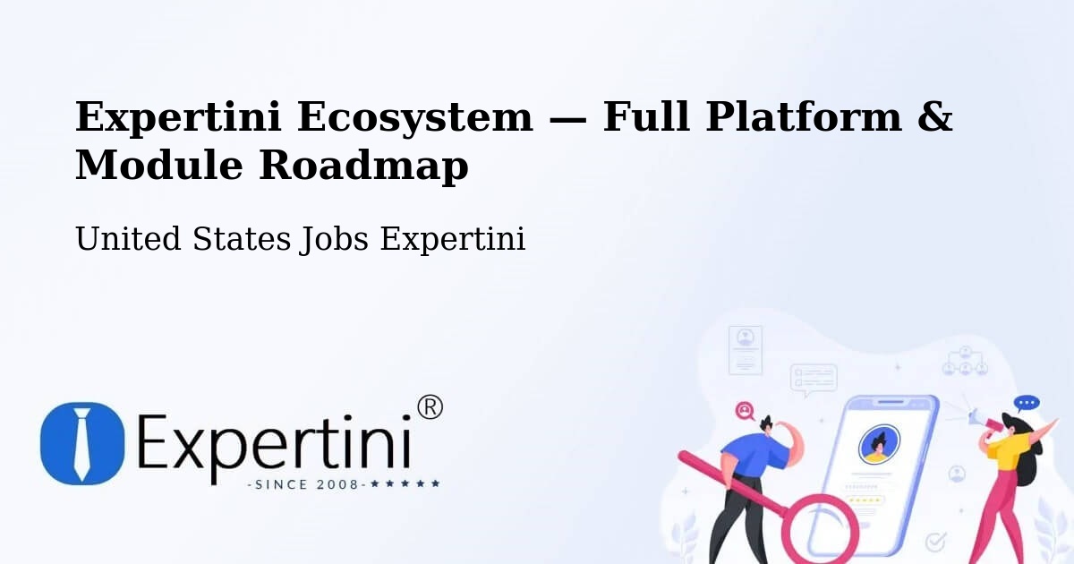Expertini Ecosystem — Full Platform & Module Roadmap – Wrightstown