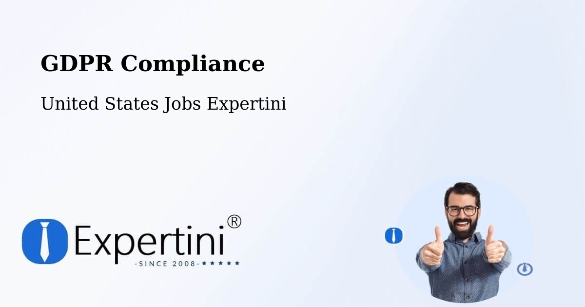 EU GDPR Compliance Statement – Wrightstown - United States Jobs Expertini