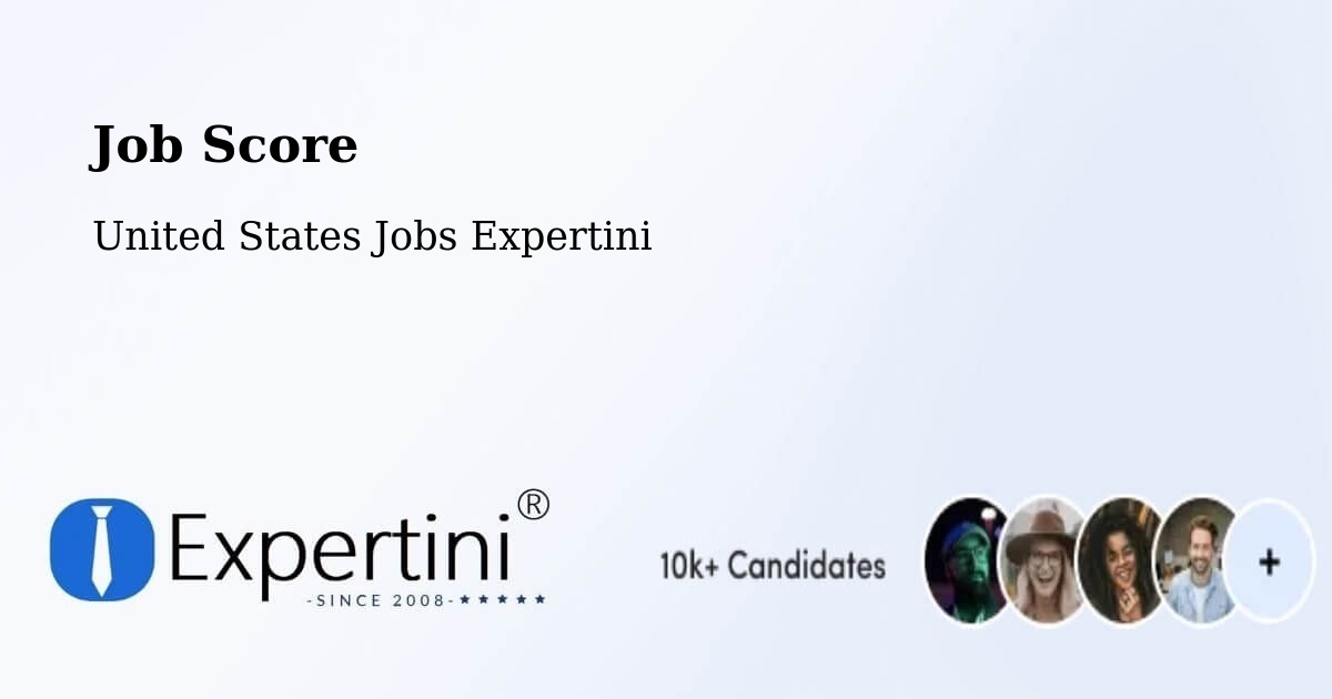 Job Score & Job Description Score Tool – Wrightstown - United States Jobs Expertini