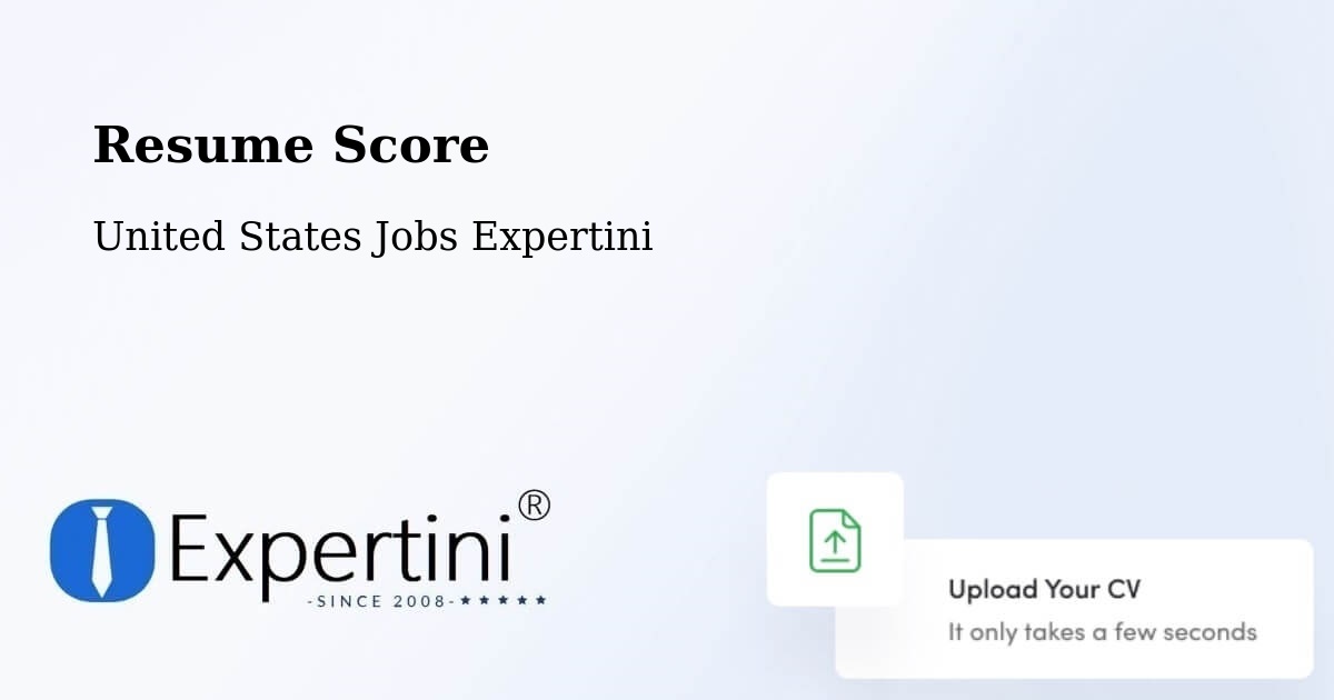 Resume Score & Job Description Match Tool – Wrightstown - United States Jobs Expertini